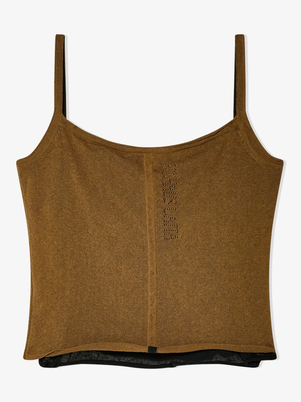 ECKHAUS LATTA VEIL-DETAIL TANK TOP