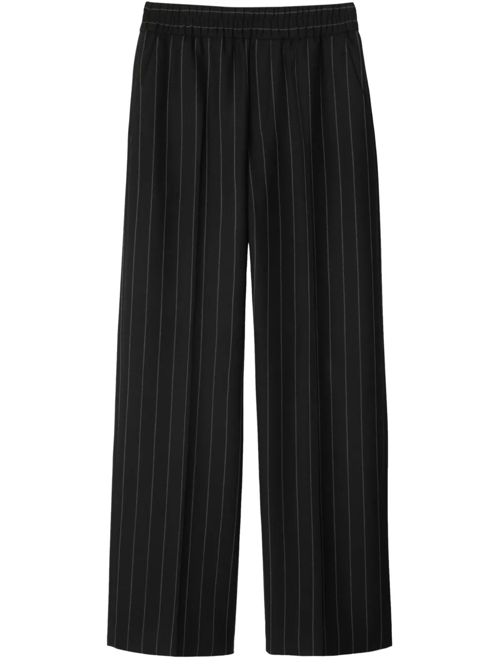Burberry Broek met krijtstreep Zwart