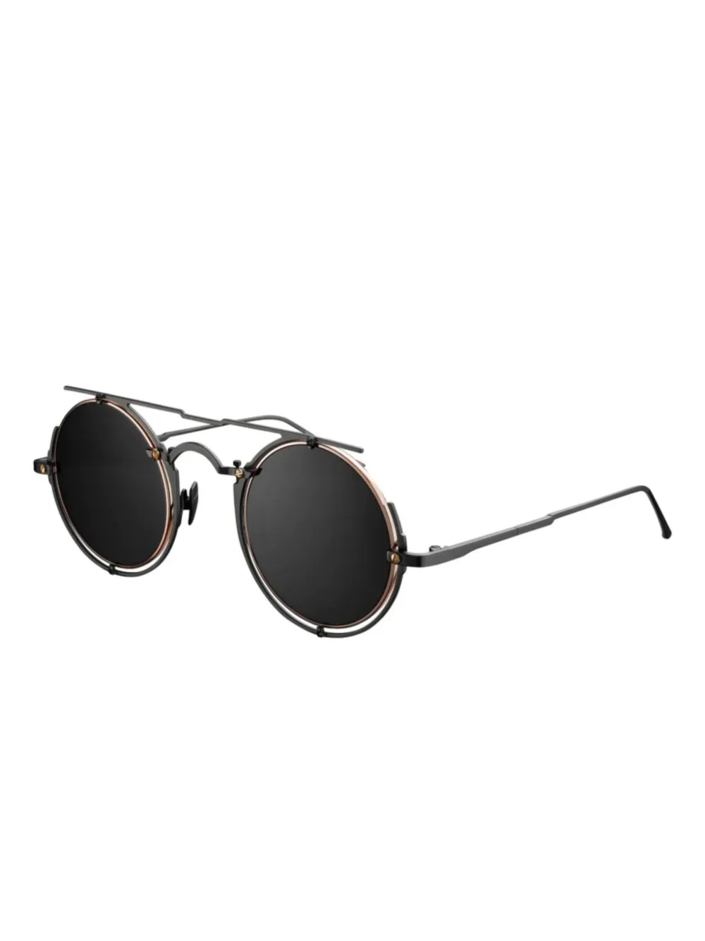 Vysen Eyewear A-1 round-frame sunglasses - Zwart