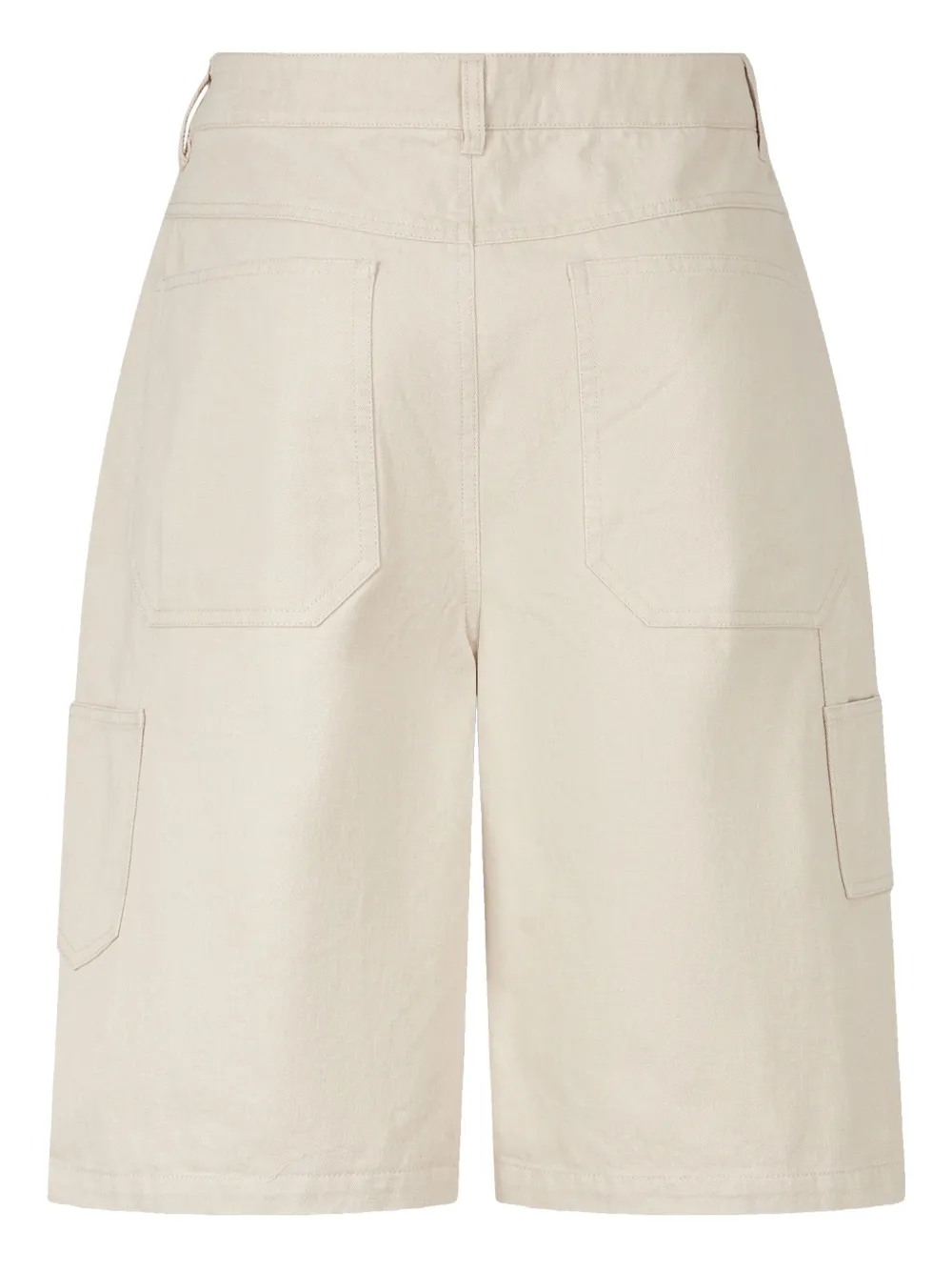 STUDIO TOMBOY Shorts met contrasterende stiksels - Beige