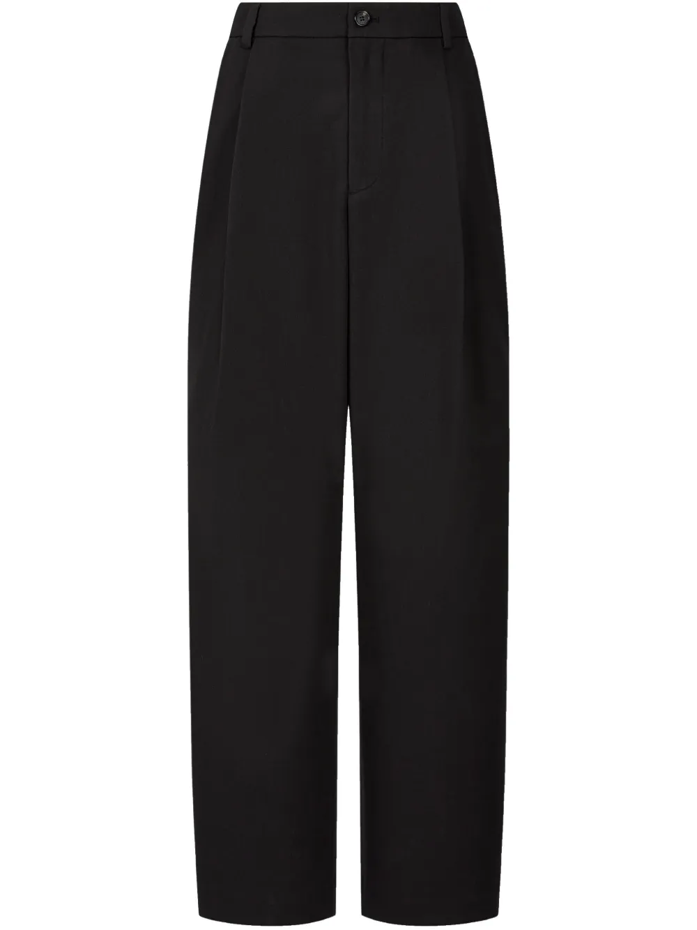 cotton-blend trousers