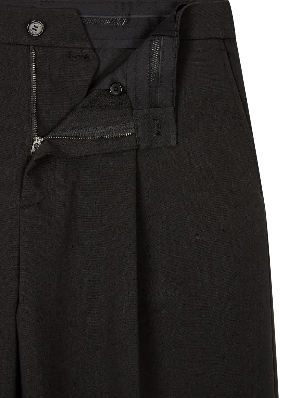 STUDIO TOMBOY Broek van katoenblend Zwart