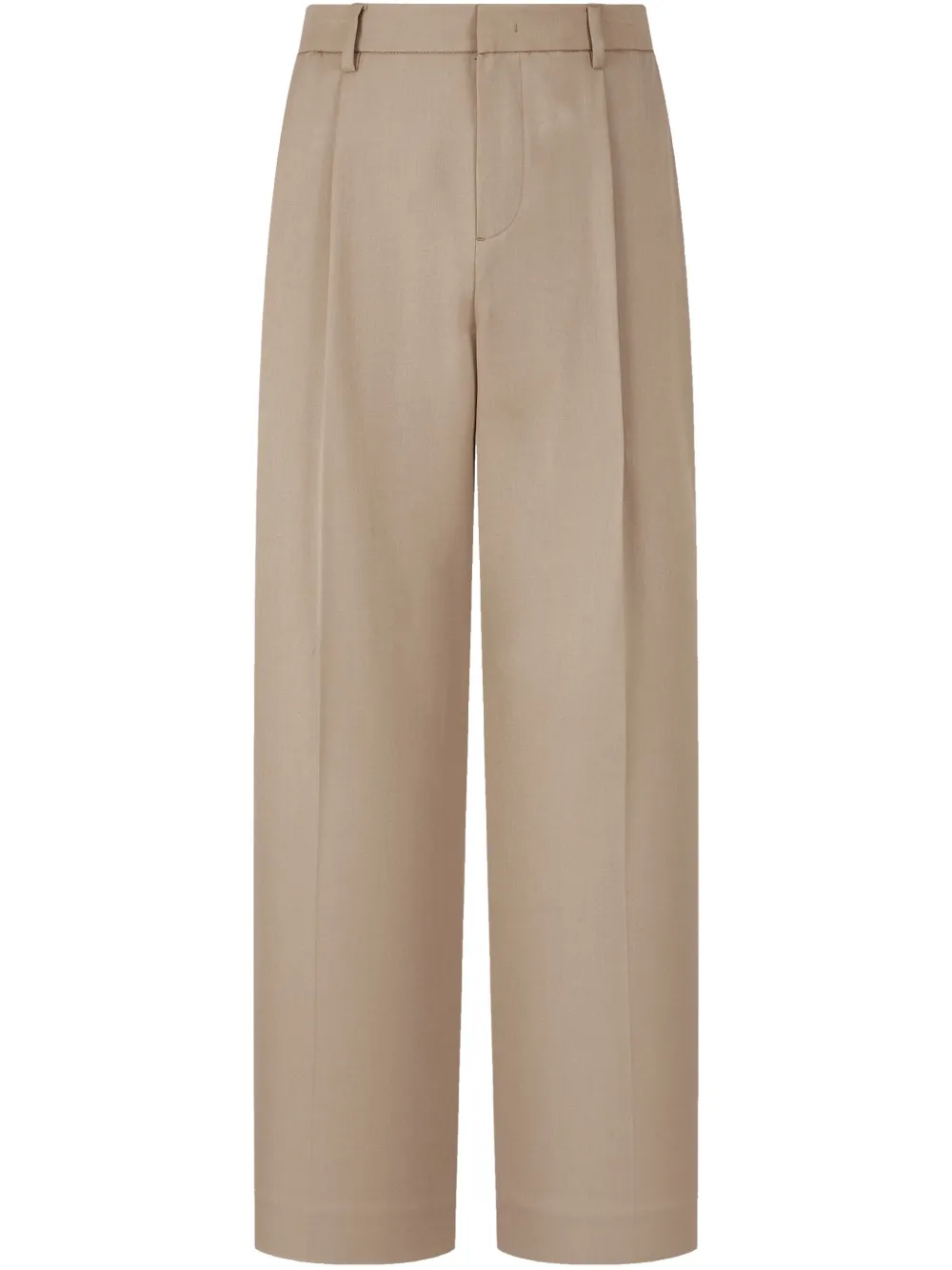 pleat-detail trousers