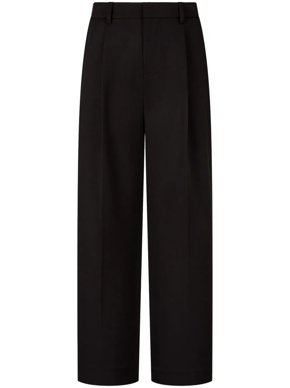 pleat-detail trousers