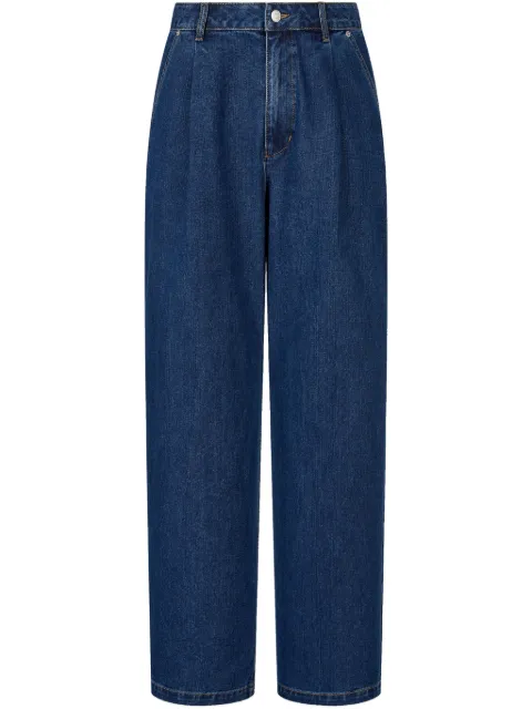 STUDIO TOMBOY pleat-detail wide-leg jeans