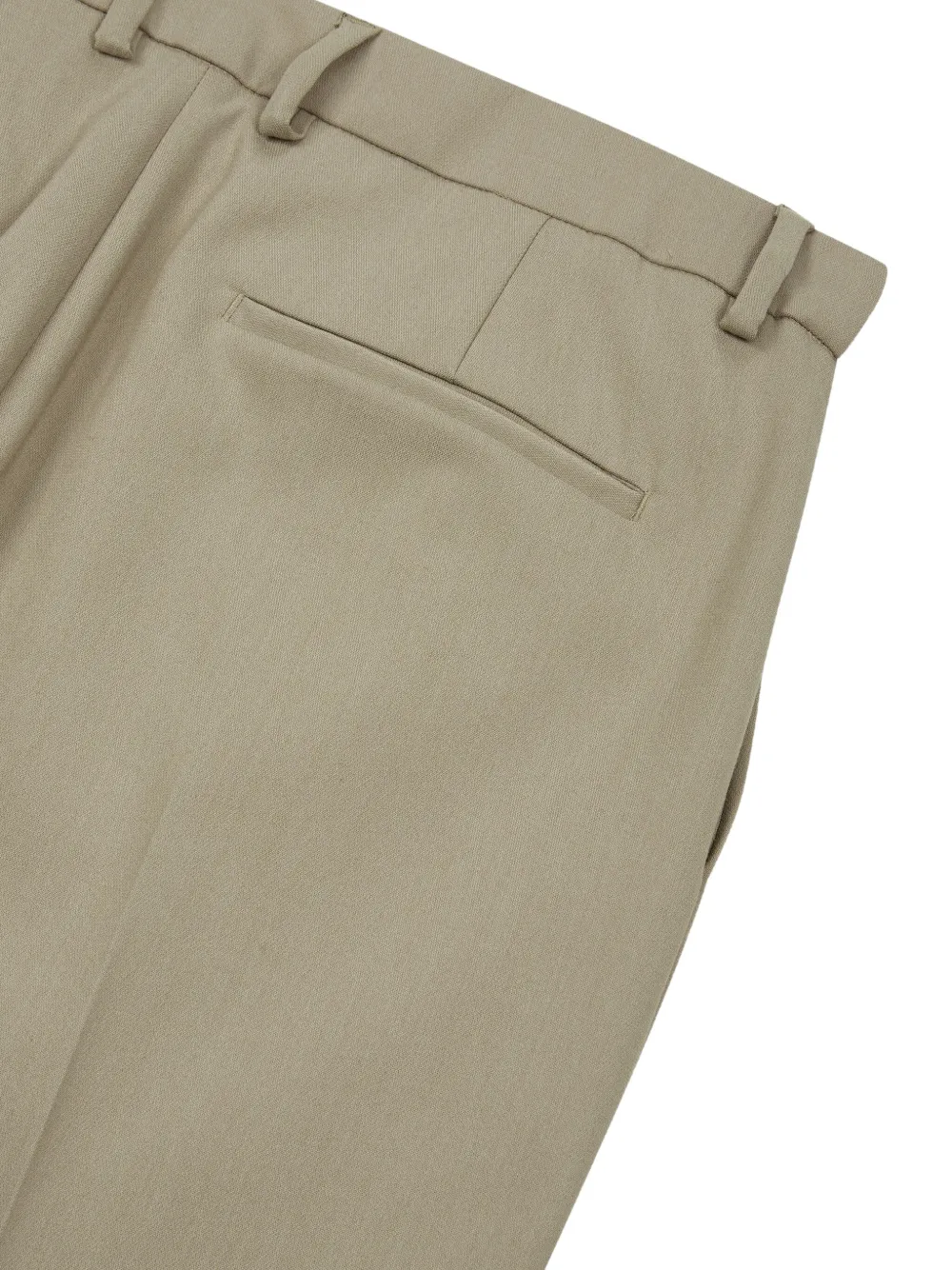 STUDIO TOMBOY Broek met geplooid detail Beige