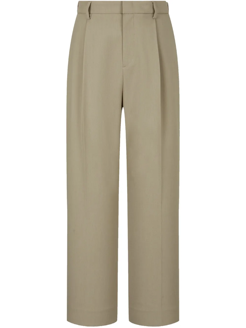 pleat-detail trousers