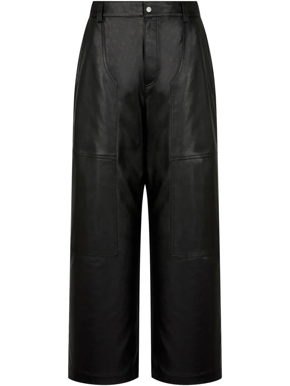 button-fastening trousers