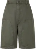 STUDIO TOMBOY contrast-stitching shorts - Green