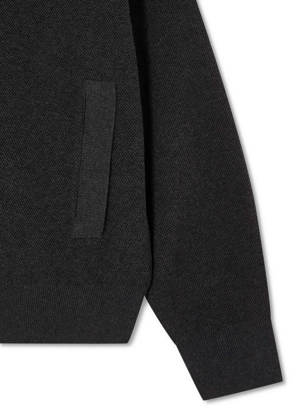 Studio Tomboy Zip-up Cardigan In Grey