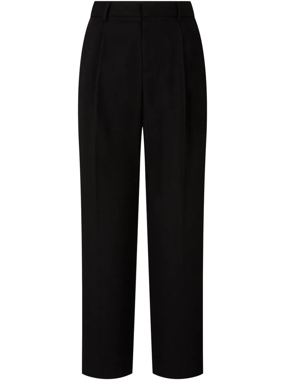 pintuck-detail trousers