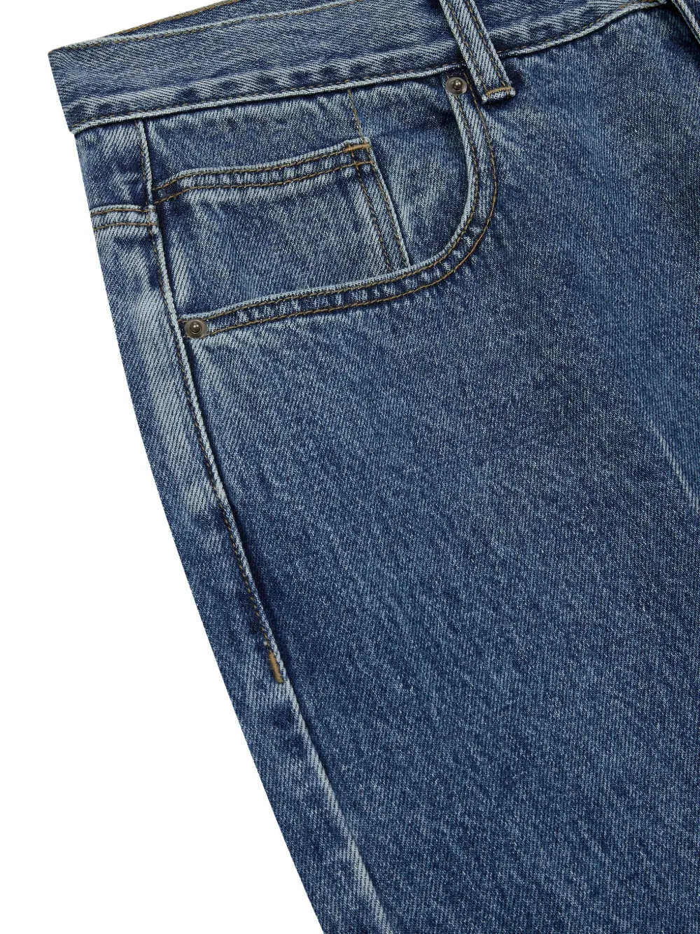 STUDIO TOMBOY Jeans met persplooi Blauw