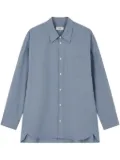 STUDIO TOMBOY pleat-detail shirt - Blue