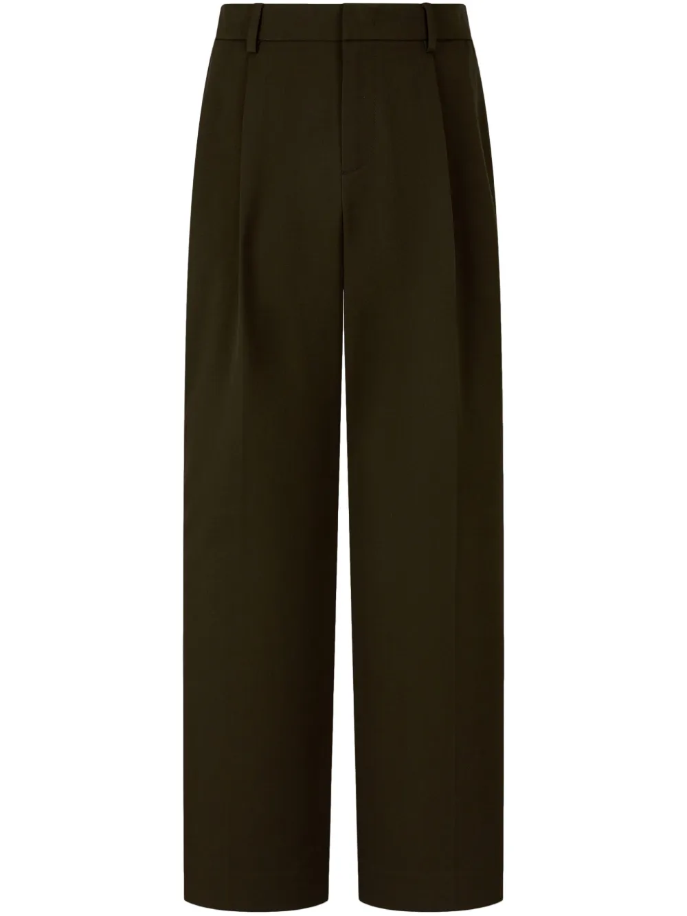 pleat-detail trousers