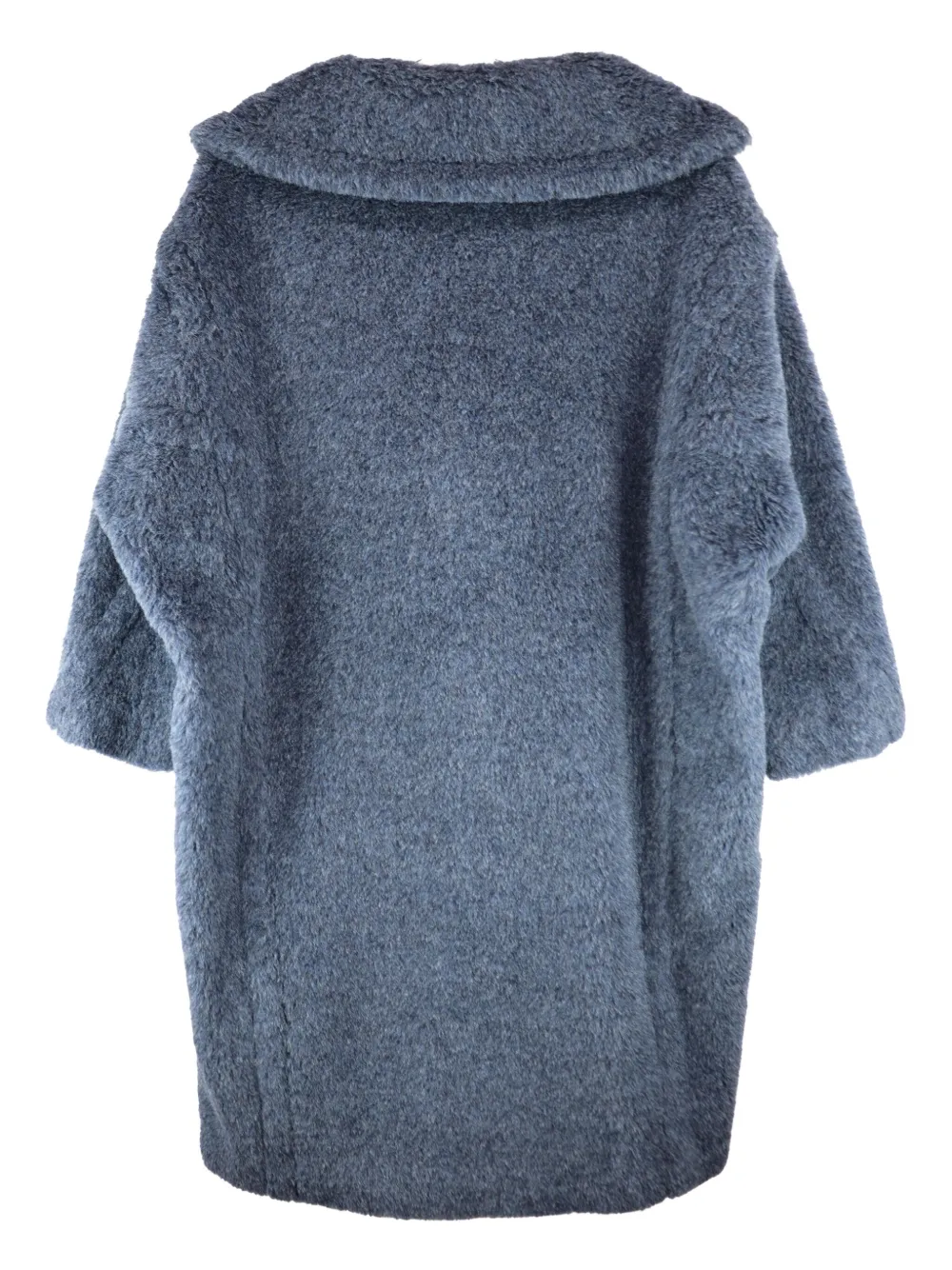 Max Mara Mantel van wolblend - Blauw