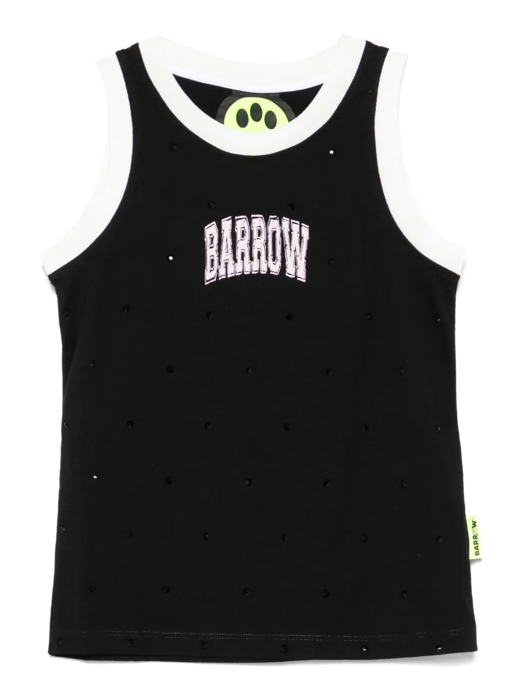 Barrow kids Tanktop met logoprint Zwart