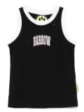 Barrow kids logo-print tank top - Black