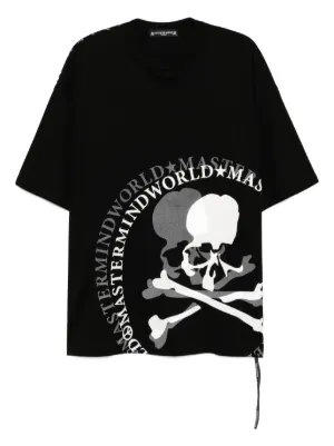 Mastermind Japan Blurred Skull T-shirt | Black | FARFETCH