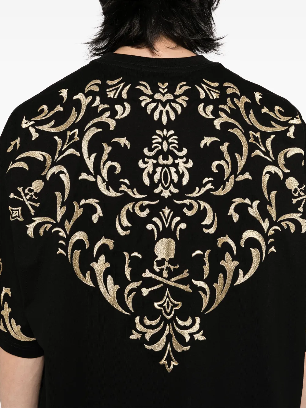 Mastermind World T-shirt met borduurwerk Zwart