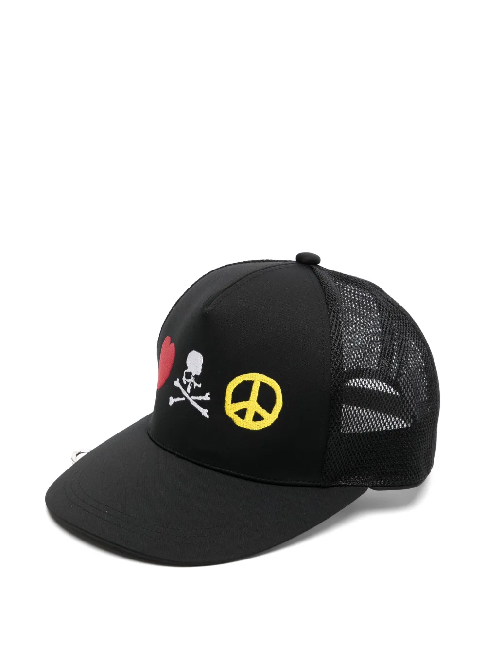 logo-embroidered cap