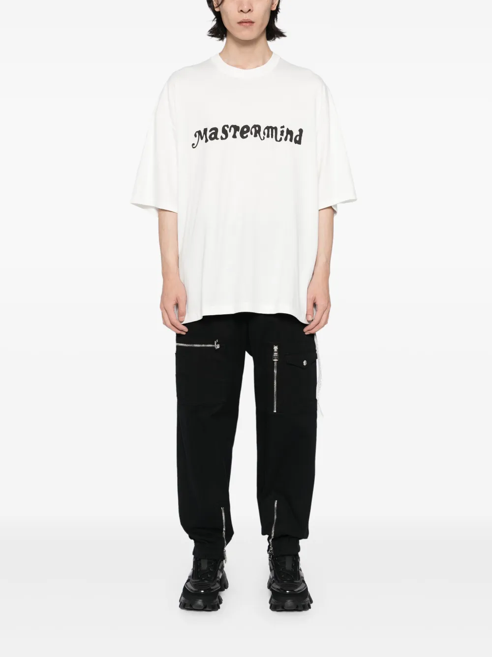 Mastermind Japan T-shirt met logoprint - Wit