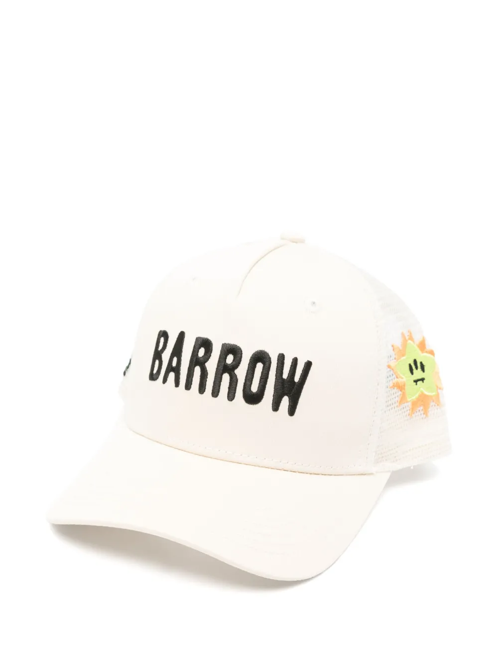 Barrow kids Pet met geborduurd logo Beige