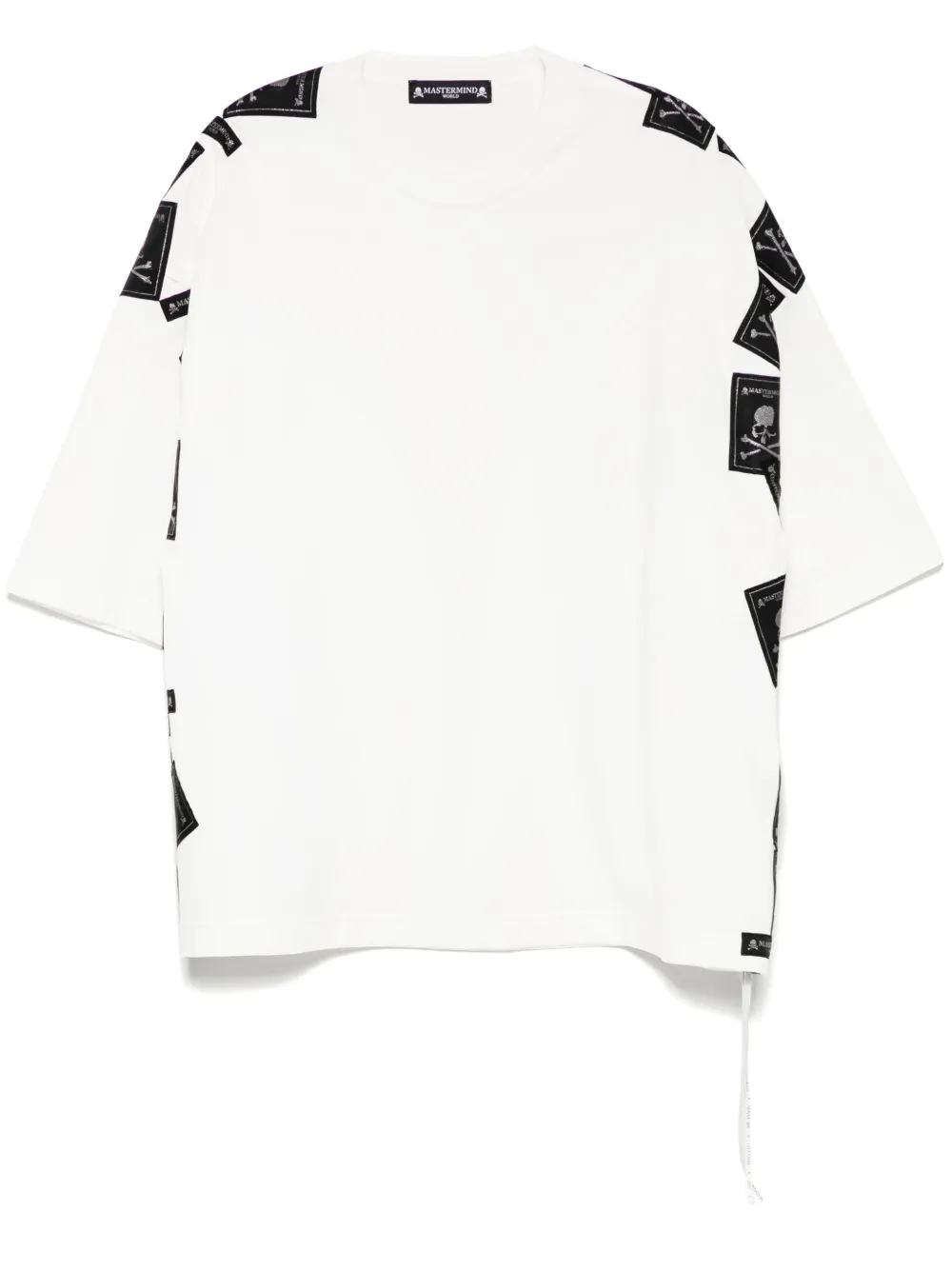Mastermind World playera con parche del logo | blanco | Image 1