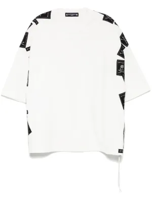 Doublet トレイルベスト ストライプシャツ | ホワイト | FARFETCH JP