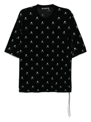 KTZ Church Print Kaftan Shirt | Black | FARFETCH
