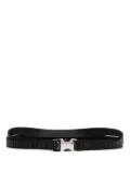 Mastermind World logo-print belt - Black