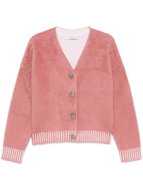 Lanvin brushed-effect cardigan