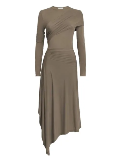 Helmut Lang gathered midi dress