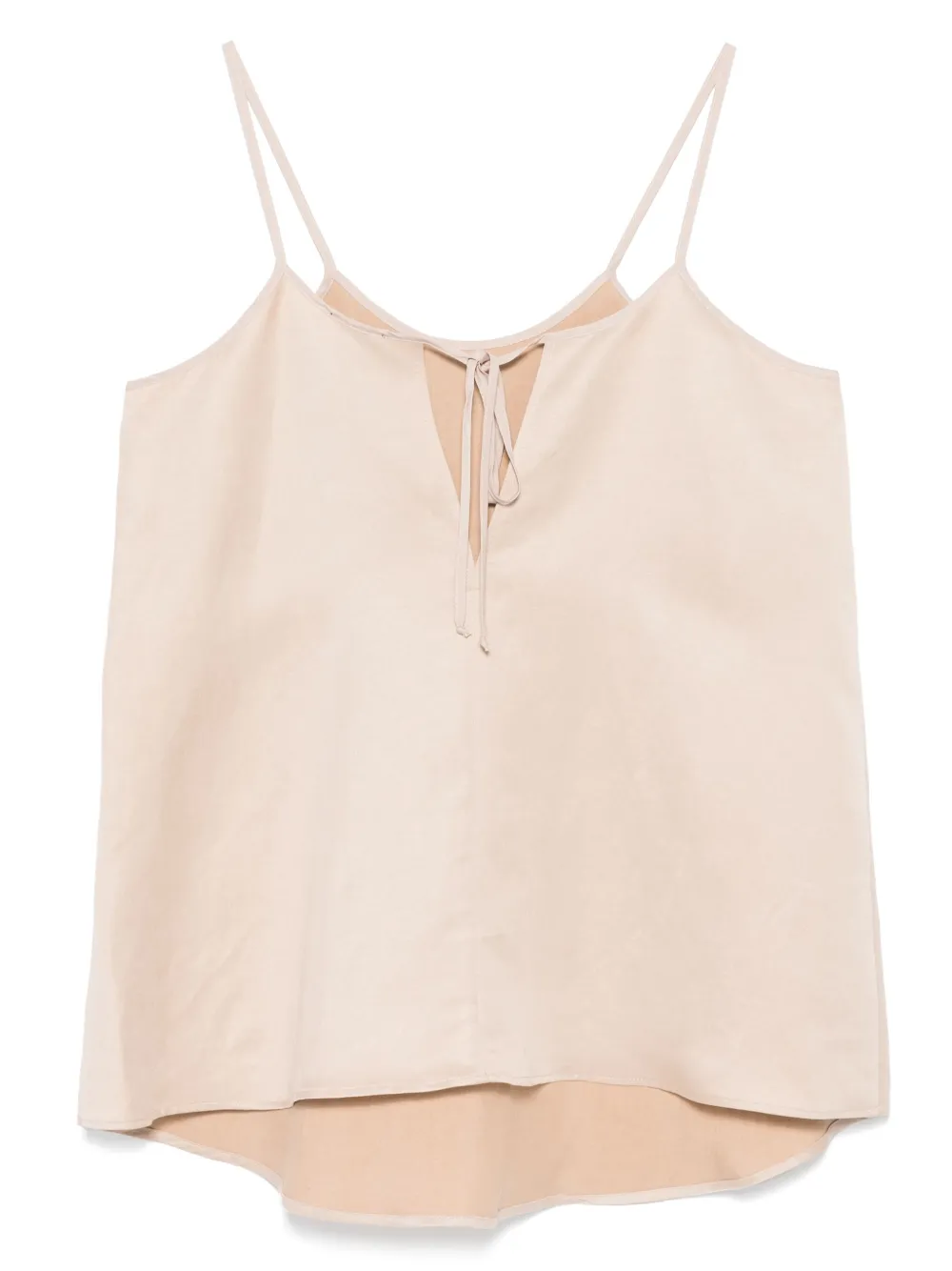 Alysi Mouwloze top - Beige