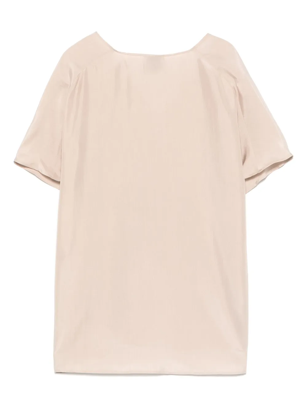 Alysi Zijden T-shirt - Beige