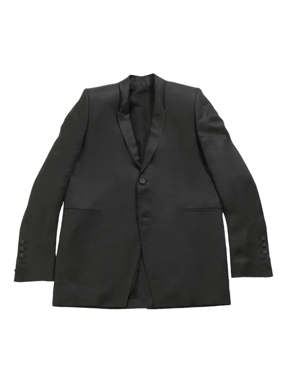 Rick Owens satin-finish blazer | negro | Image 1
