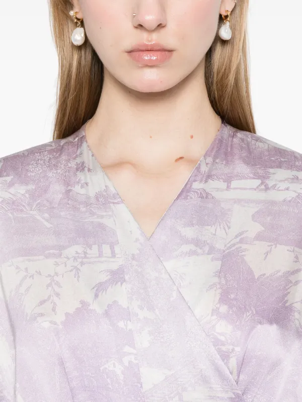 パーティードレス PIERRE LOUIS MASCIA 12153 Dresses Dress Adanastr Pierre-Louis Mascia Silk Adanastr Dress in Pink Peony