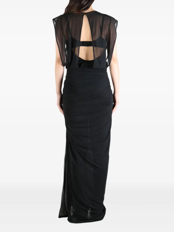 Jean Paul Gaultier slogan-flocked Dress | ブラック | FARFETCH JP