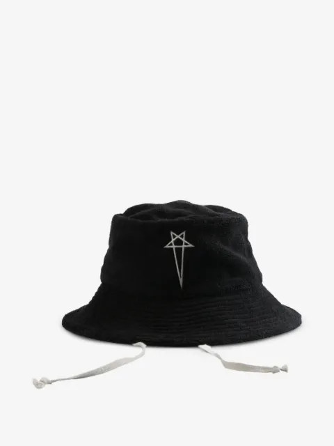 Rick Owens embroidered-motif bucket hat