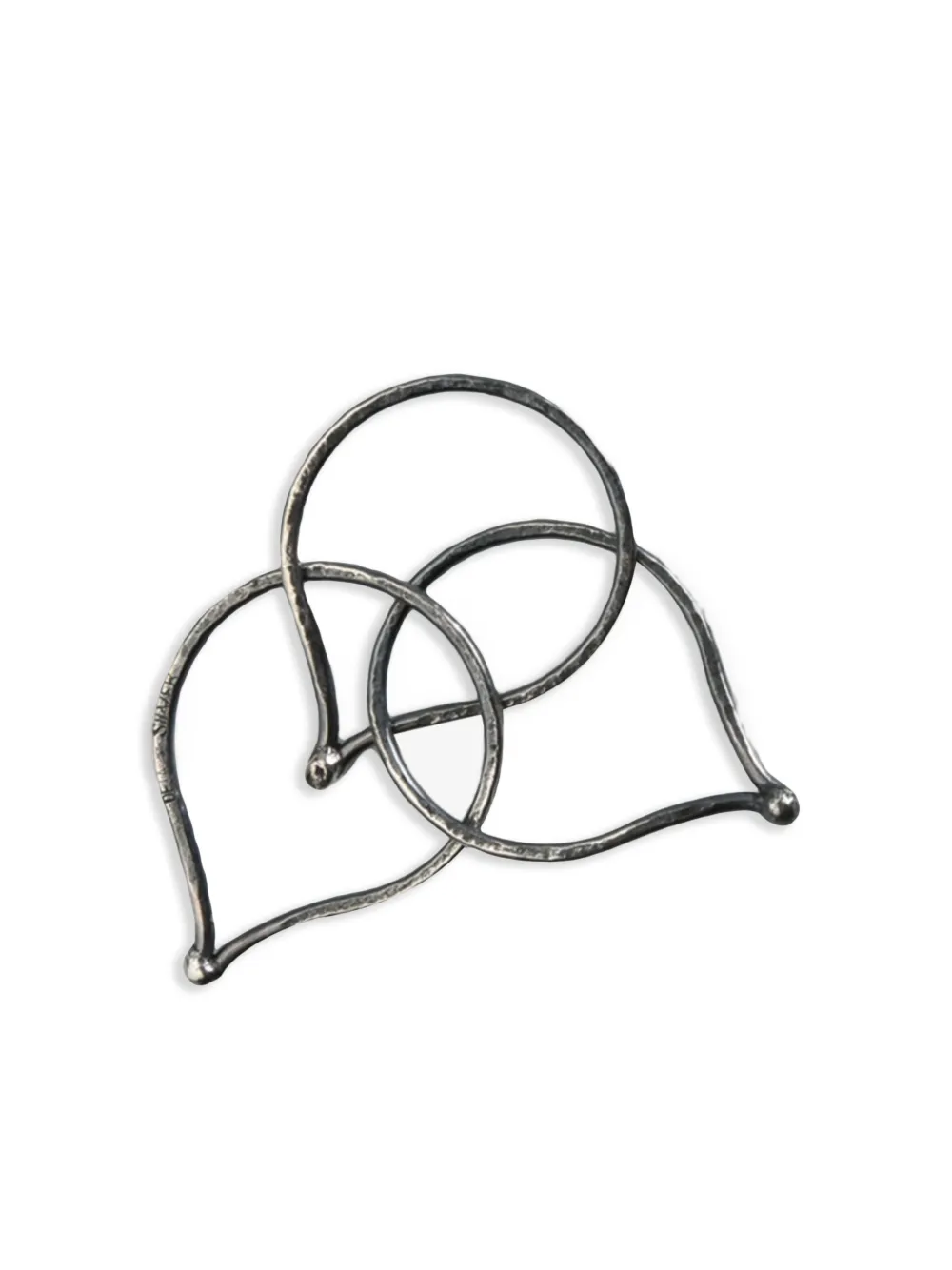 Detaj Stud-embellished Ring In Silver