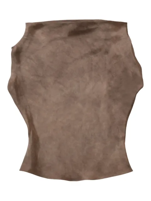Cortana draped-detail top