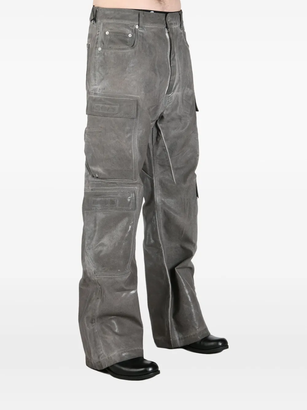 Rick Owens DRKSHDW cargo trousers Grijs