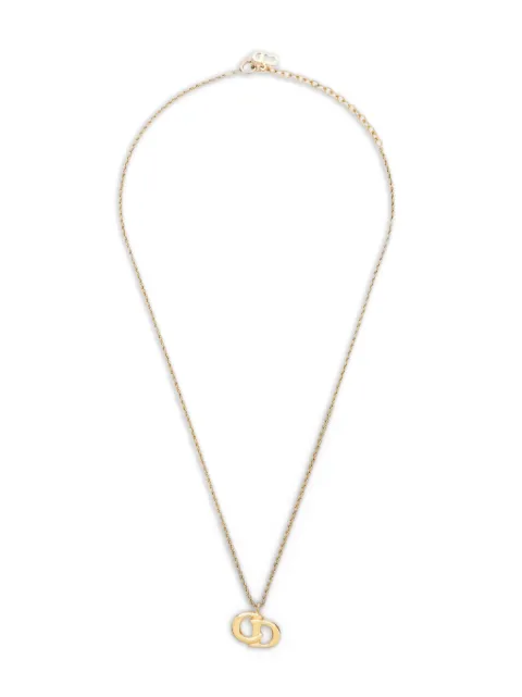 Christian Dior Pre-Owned collar con logo CD 2000