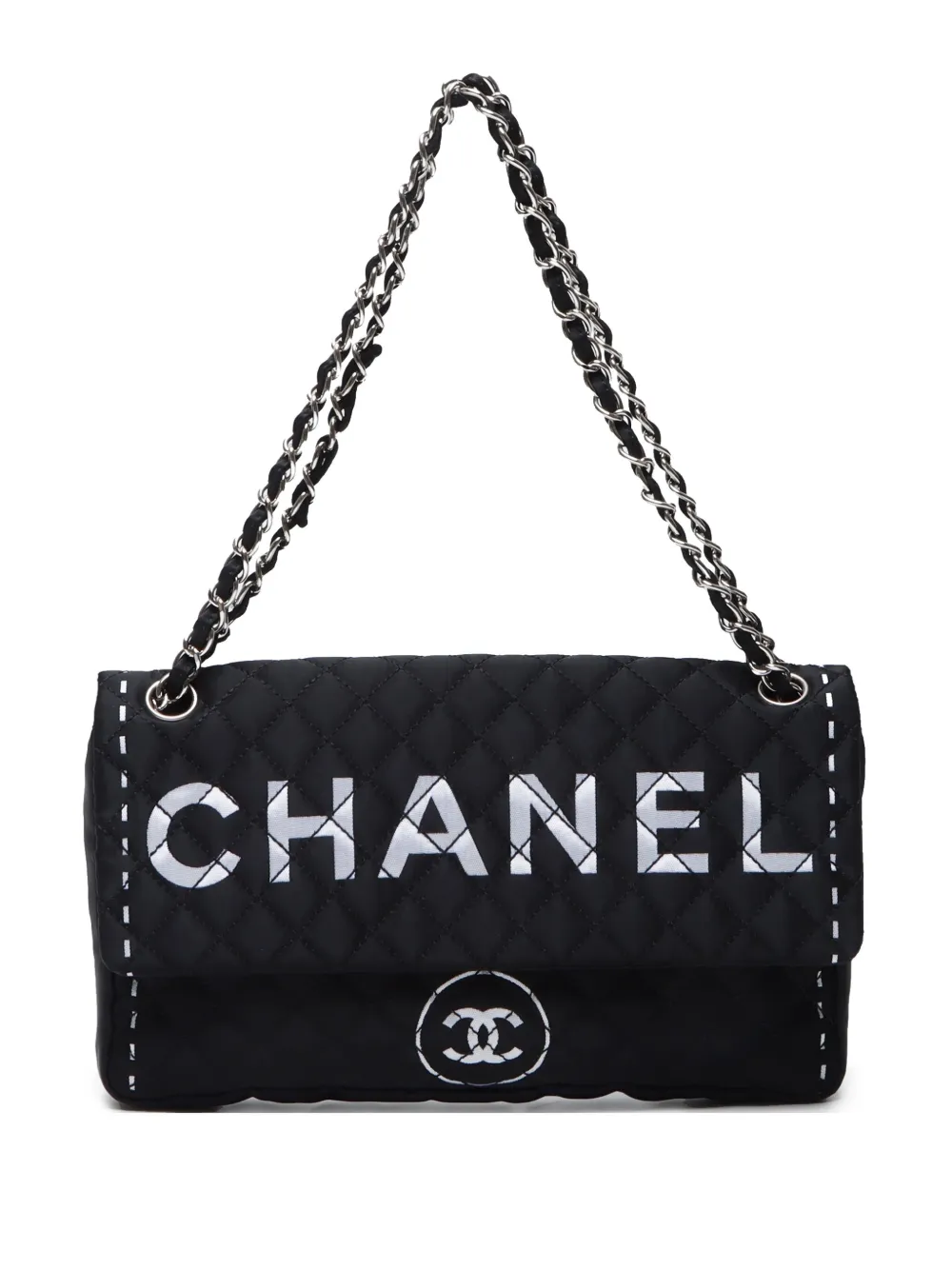 CHANEL Pre-Owned 2008 diamond-quilted handbag | Black | Image 1