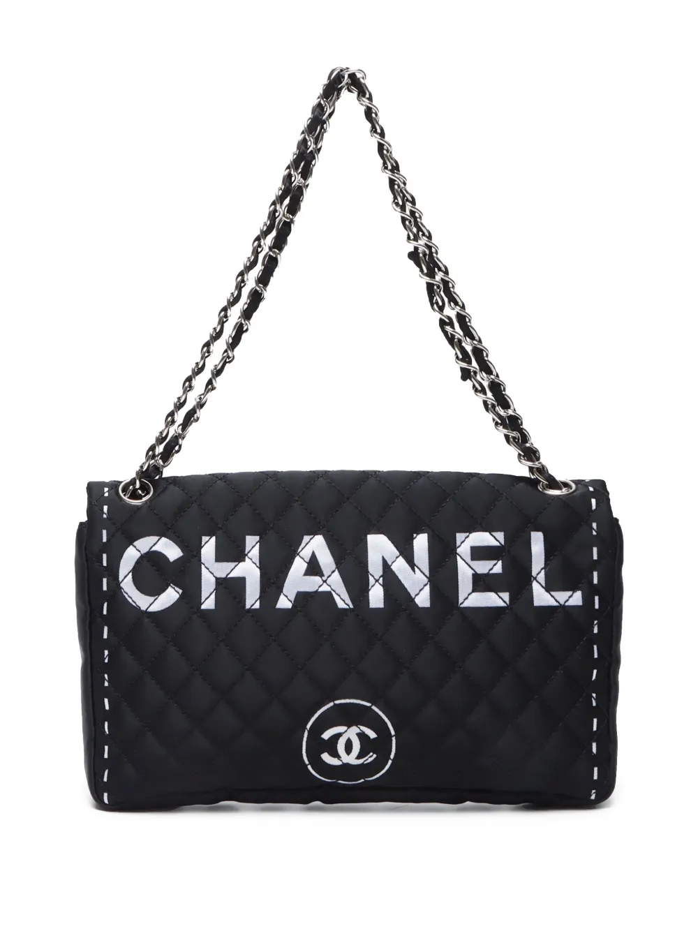 CHANEL Pre-Owned 2008 gewatteerde handtas - Zwart