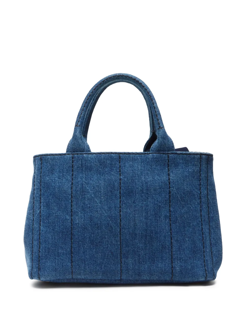 Prada Pre-Owned 2010-2025 Canapa handtas - Blauw