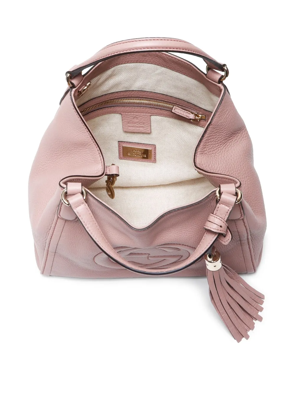 Pre-owned Gucci 2000-2015 Soho Tote Bag In 粉色