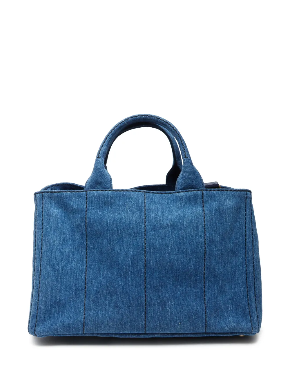 Prada Pre-Owned 2010-2025 Canapa two-way bag - Blauw