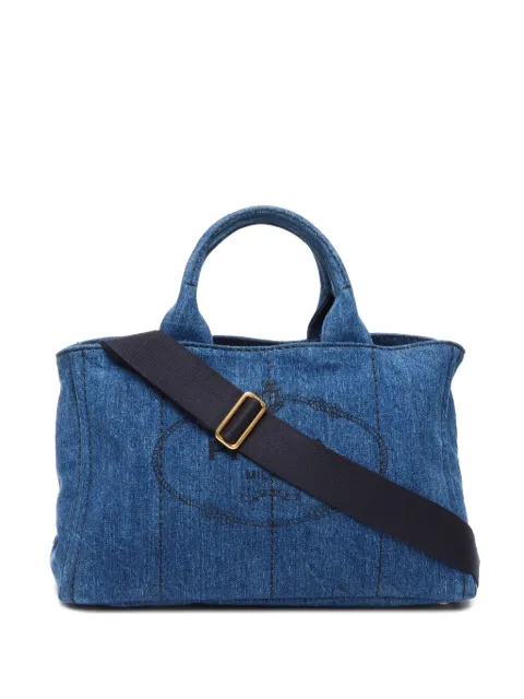 Prada Pre-Owned 2010-2025 Canapa two-way handbag