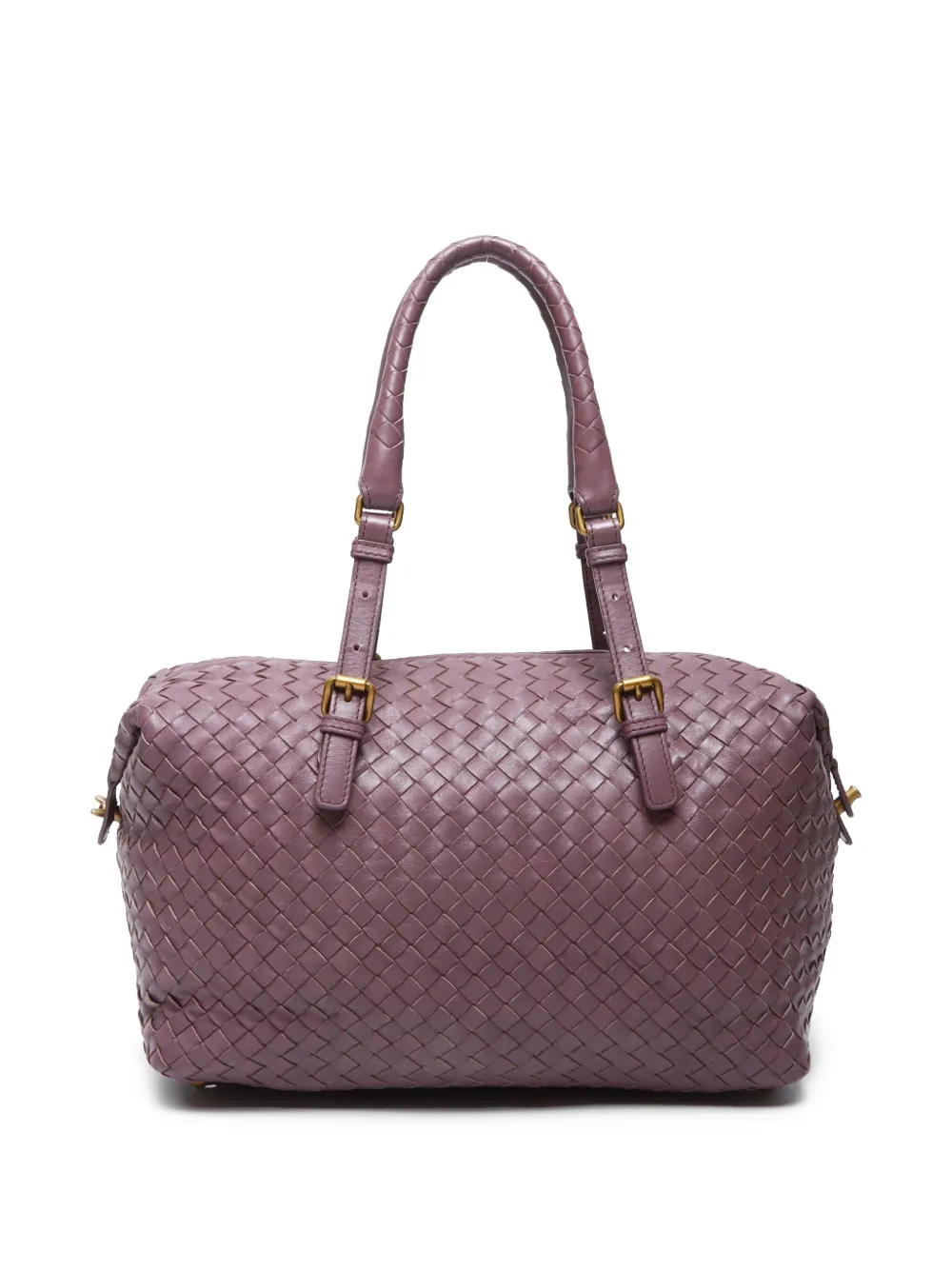 Bottega Veneta Pre-Owned 2009 Intrecciato Boston tas - Roze