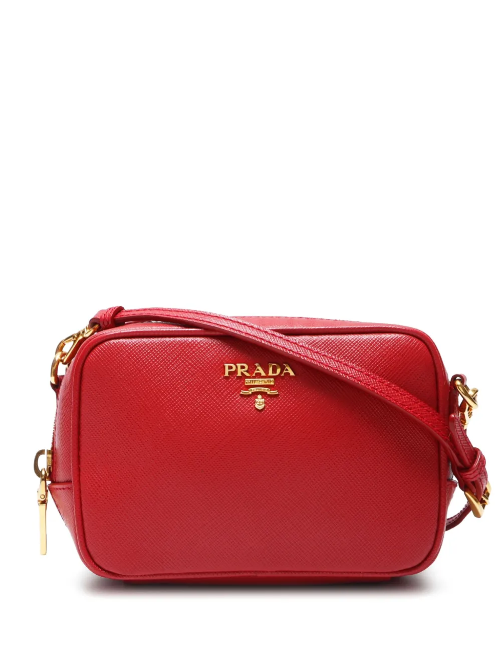 Prada Pre-Owned 2000-2024 ロゴ ショルダーバッグ - レッド Prada Pre-Owned 2000-2024 ロゴ ショルダーバッグ - レッド